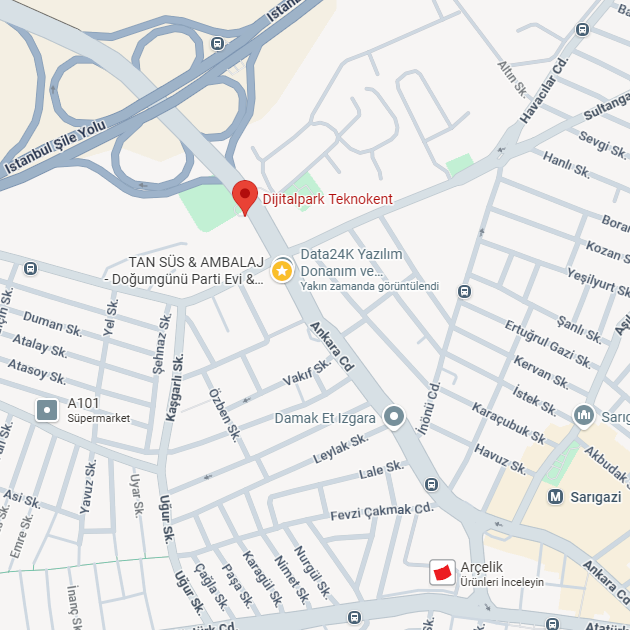 Data24K Konum - Dijitalpark Teknokent